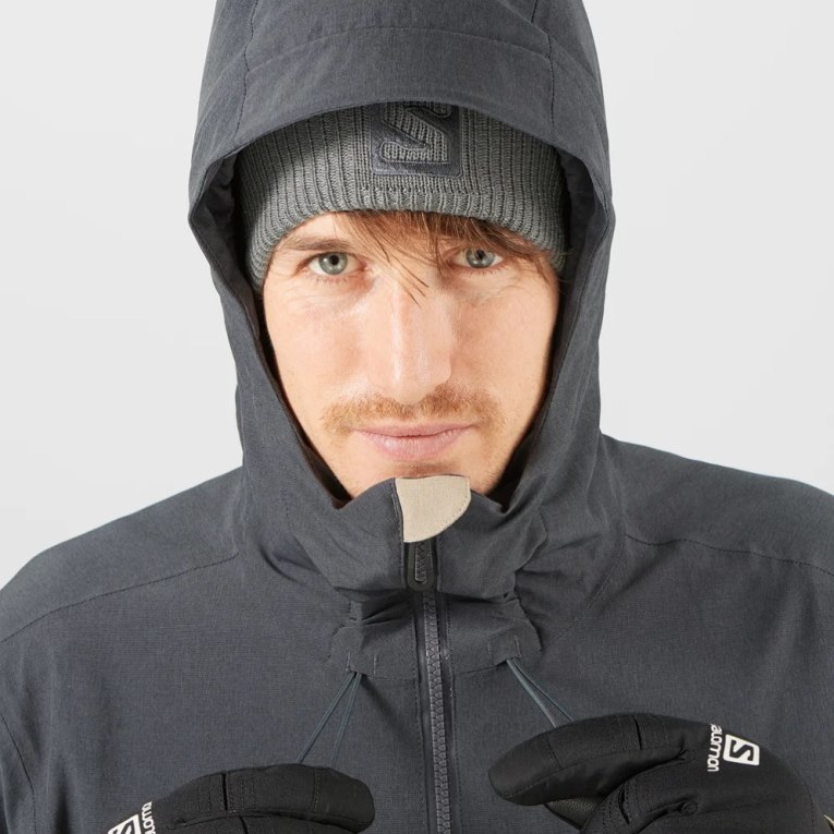 Chaquetas De Esquí Salomon Untracked Insulated Hombre Negros Beige | MX UIHX412